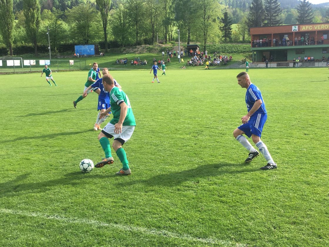 Veřovice - Starý Jičín 4:2 (1:1), utkání mužů